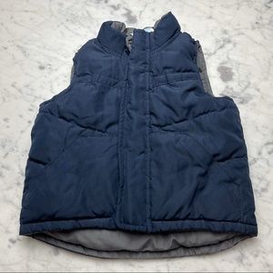 Old Navy Boys Kids Navy Blue Puffer Vest 6-12M